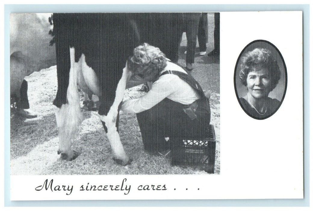 1985 Mary Cares Political Greetings From Mercer County Advertising PA Postcard