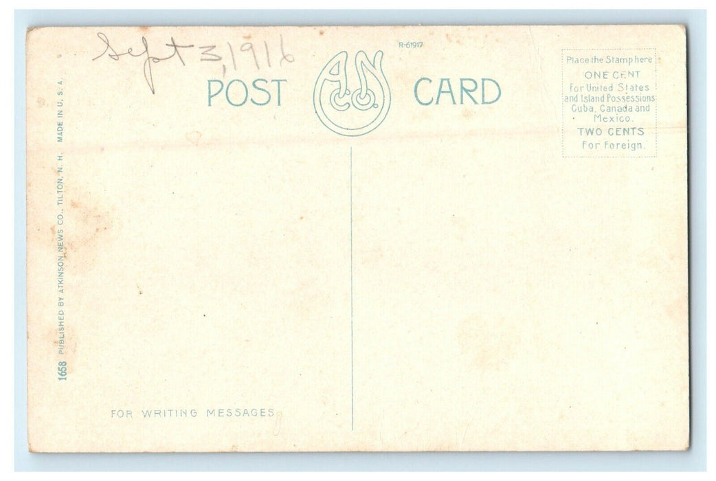 1916 New Summit House And Restaurant Mt. Washington White Mountains NH Postcard