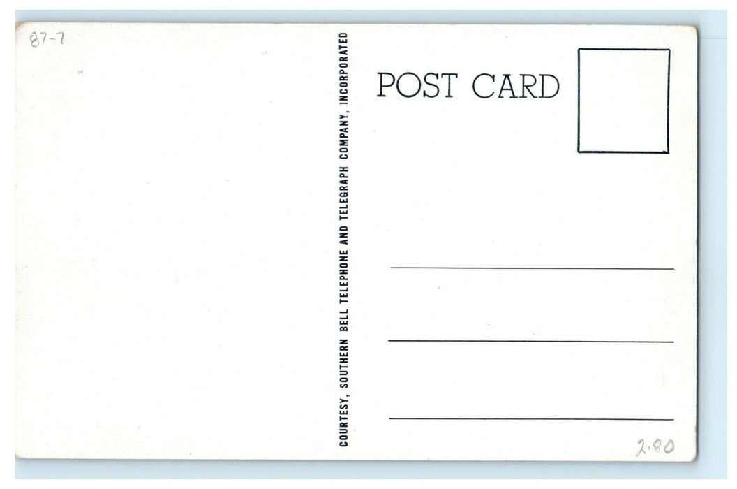 1939 U.S Army Hospital Ship, Charleston South Carolina SC Postcard