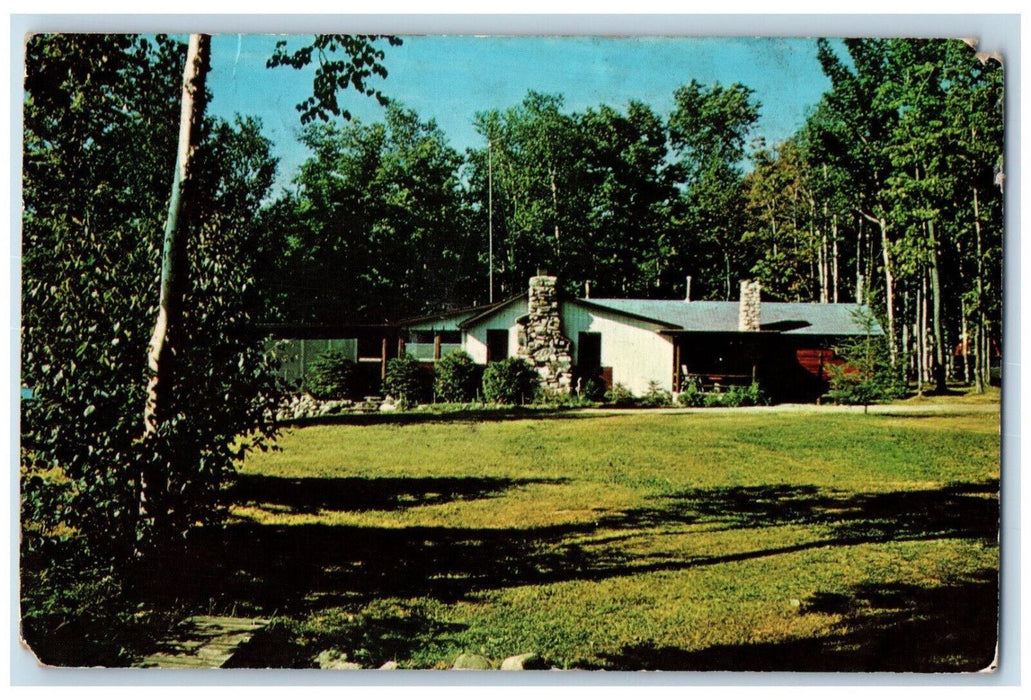 1974 Greetings from Summer House Camping Park Miller Lake Canada Postcard