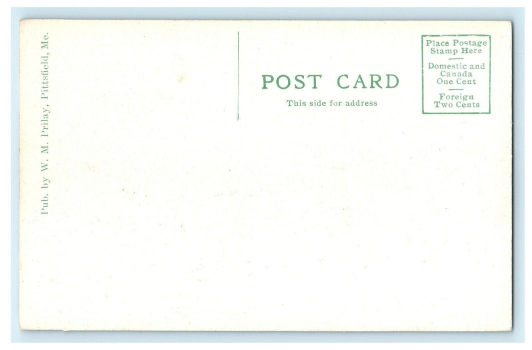 Mt. Imp And Mt. North Center From Gorham New Hampshire NH Postcard