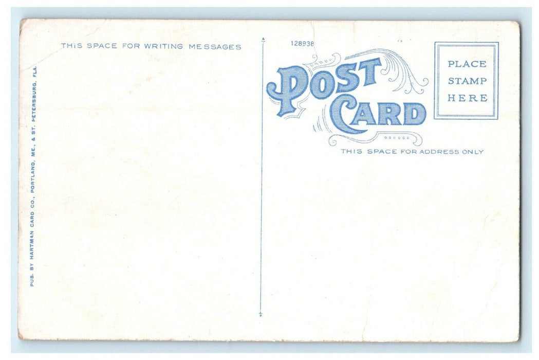 c1920's Florida Military Academy St. Petersburg FL, The Sunshine City Postcard