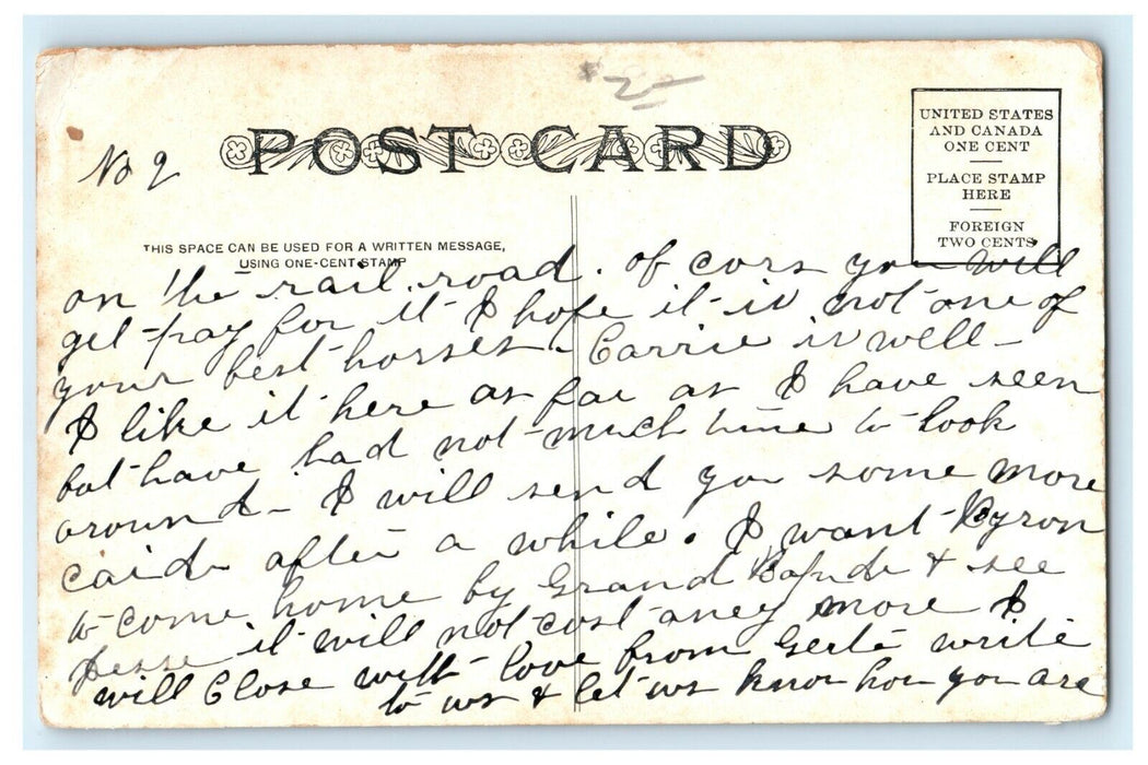 c1910 Christian Science Church Denver Colorado CO Antique Postcard