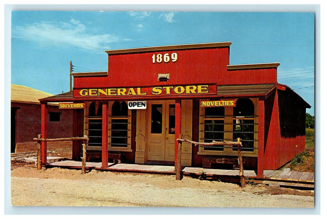 The General Store, Greetings from Old Abilene Kansas KS Unposted Postcard