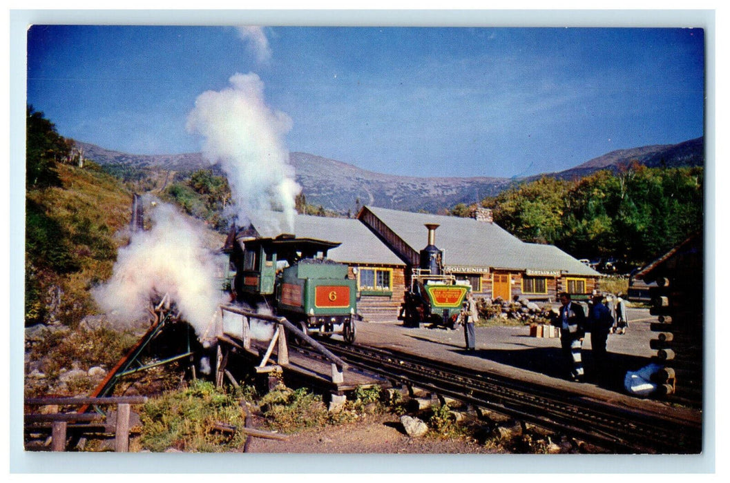 Mt. Washington Cog Railway Mt. Washington New Hampshire NH Postcard