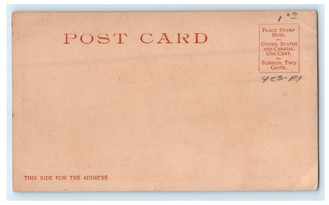 c1905s Christmas Afternoon Santa Barbara California CA Unposted Postcard