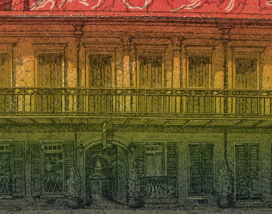 c1940's Pat O'Briens Spanish Theatre Bar Restaurant New Orleans LA Postcard