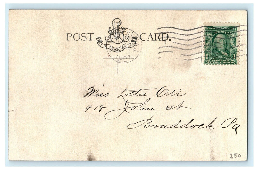 1901 Carriage in Front of St. Denis Hotel New York NY Postcard