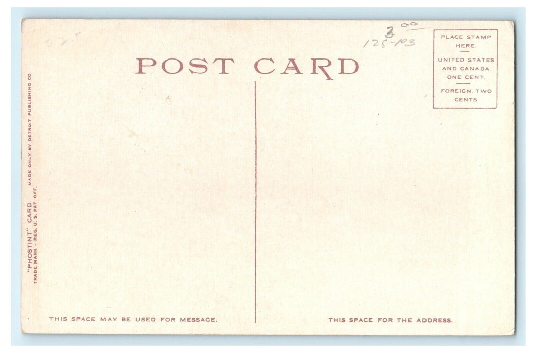 1912 Smith Paper Mill, Lee Massachusetts Unposted Antique Postcard