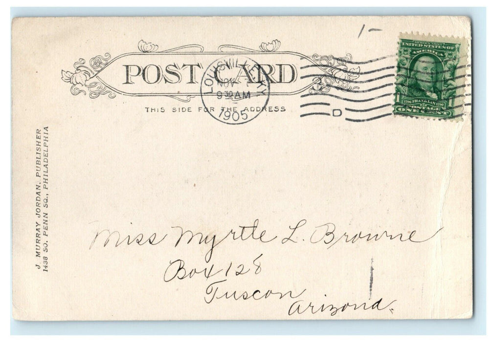1905 The Reservoir Louisville Kentucky KY Antique Posted Postcard