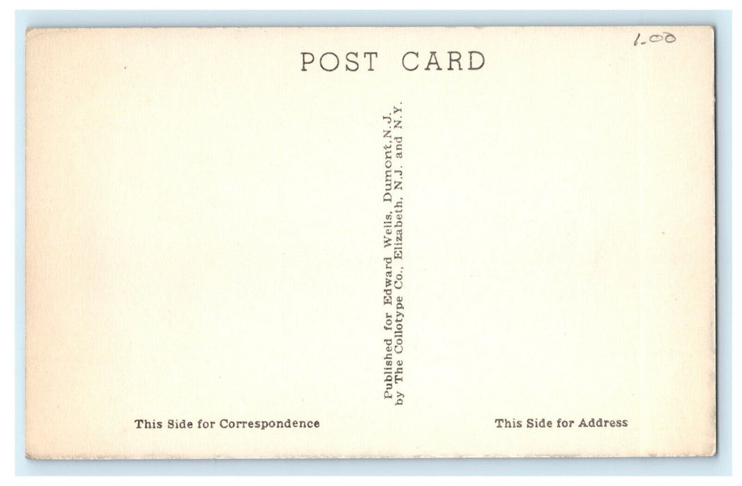 1912 The Lounge, G-Bar-S Ranch, Great Barrington, Massachusetts MA Postcard