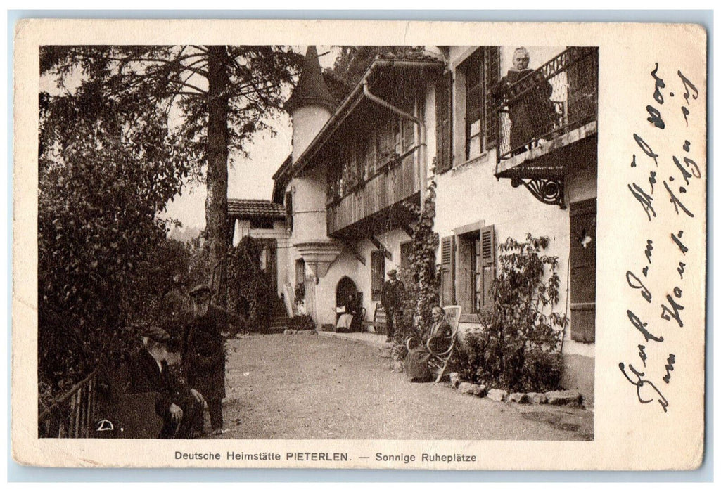c1940's Deutsche Heimstatte Pieterlen Sonnige Ruheplatze Switzerland Postcard