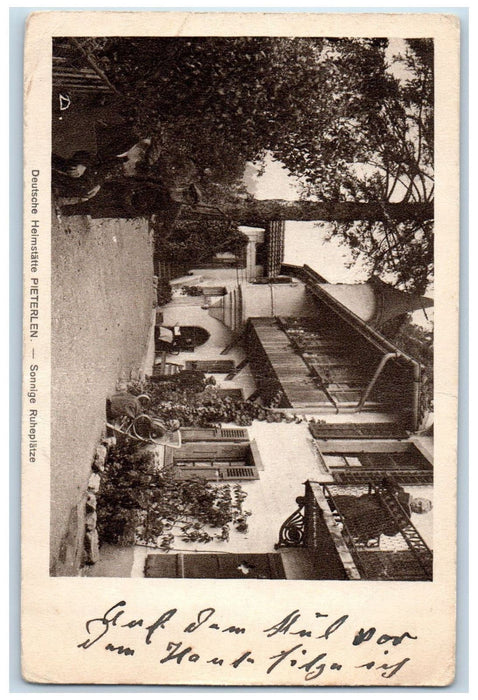c1940's Deutsche Heimstatte Pieterlen Sonnige Ruheplatze Switzerland Postcard