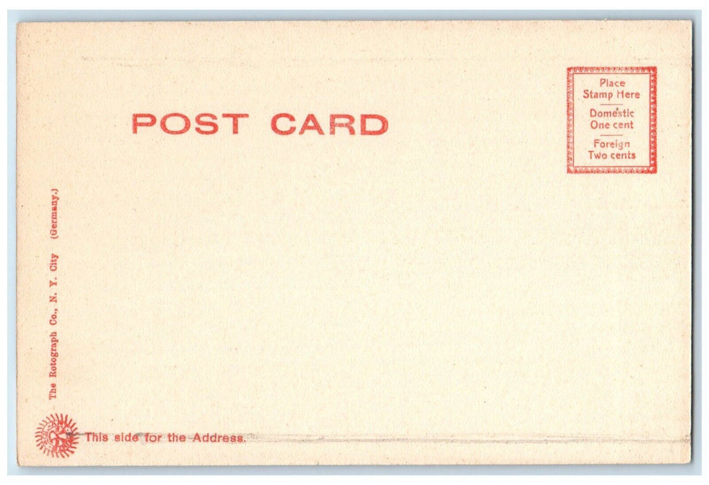 c1905 Heaton Hall Exterior Building Field Stockbridge Massachusetts MA Postcard