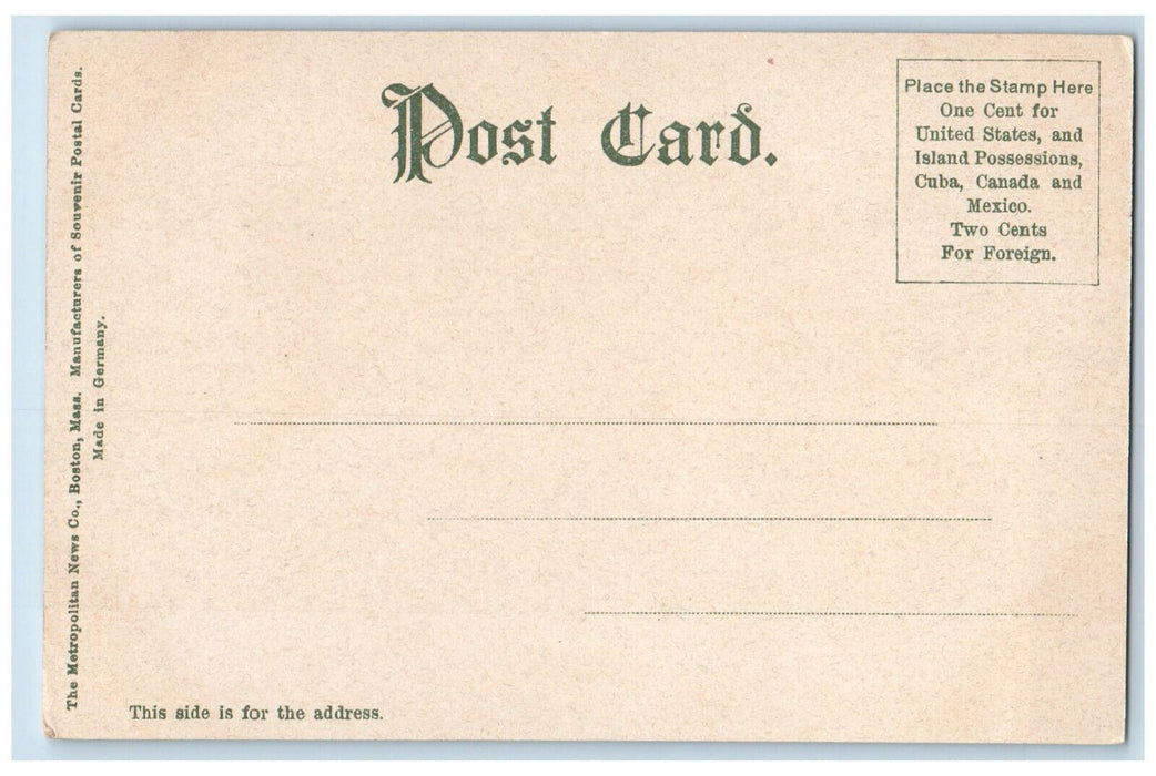 c1905 Dungeon Rock Road Lynn Woods Lynn Massachusetts MA Unposted Postcard