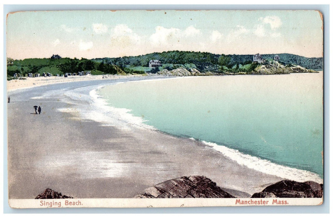 c1905 Singing Beach Manchester Massachusetts MA Unposted Antique Postcard