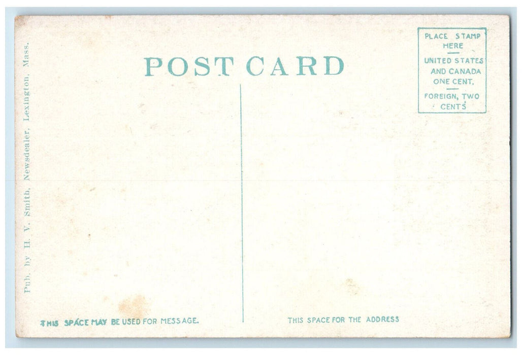 c1920's House of Jonathan Harrington Lexington Massachusetts MA Postcard