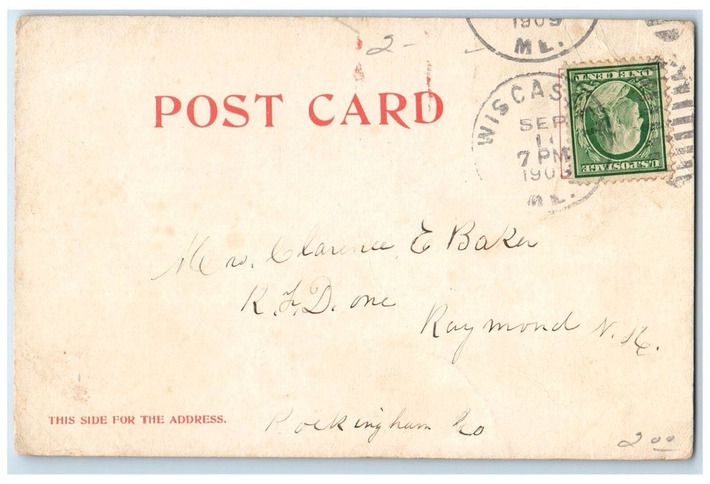 1903 Middle Street Horse Carriage Hardware Store View Portland Maine ME Postcard