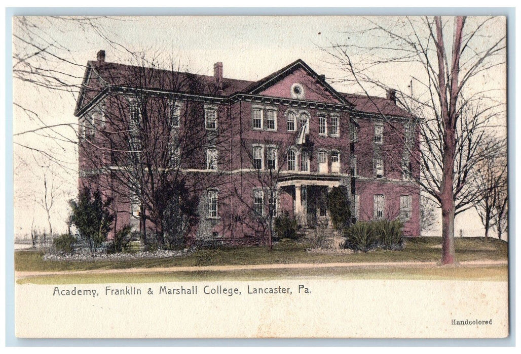 c1905s Academy Franklin And Marshall College Lancaster Pennsylvania PA Postcard