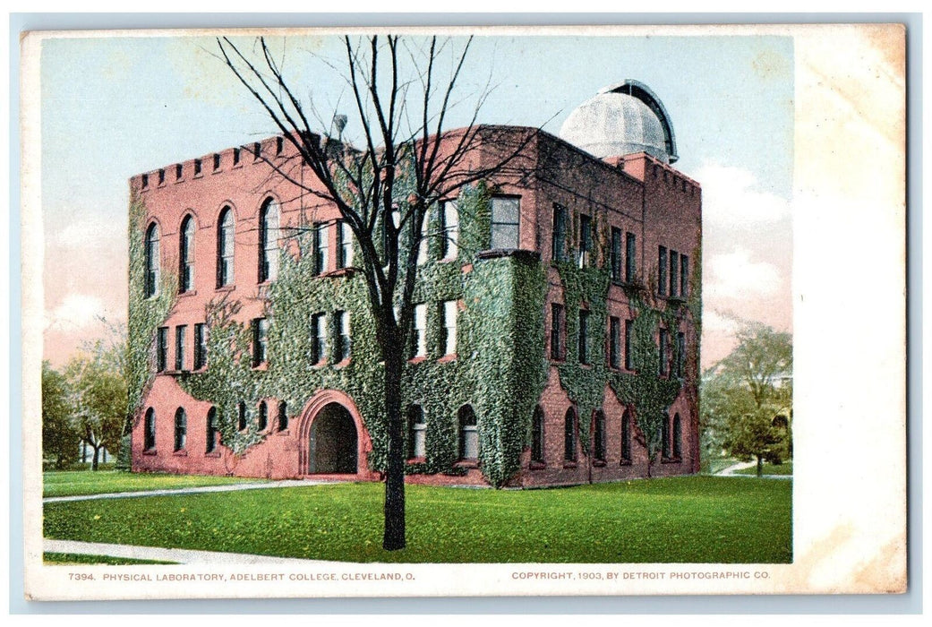 c1905 Physical Laboratory Adelbert College Building Cleveland Ohio OH Postcard