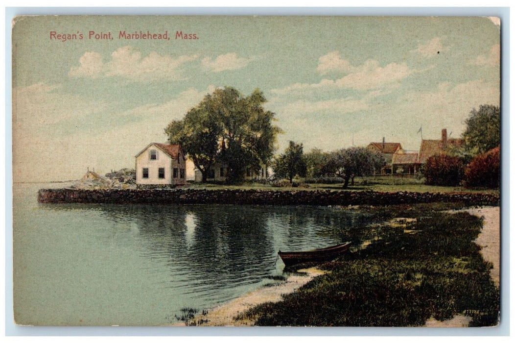 c1910 Regan's Point Marblehead Massachusetts MA Antique Unposted Postcard