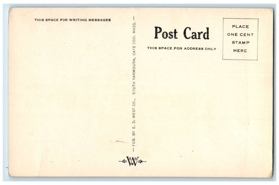 c1940's The Old Stone Studio Marion Massachusetts MA Vintage Postcard
