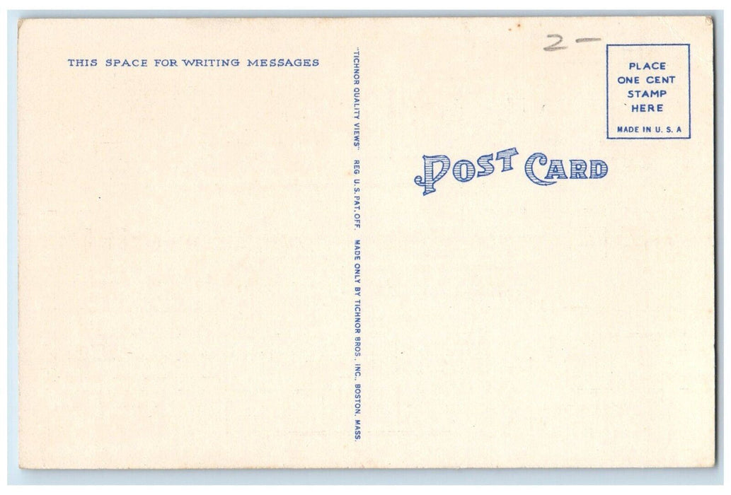 c1930's Middlesex College Waltham Massachusetts MA Unposted Vintage Postcard