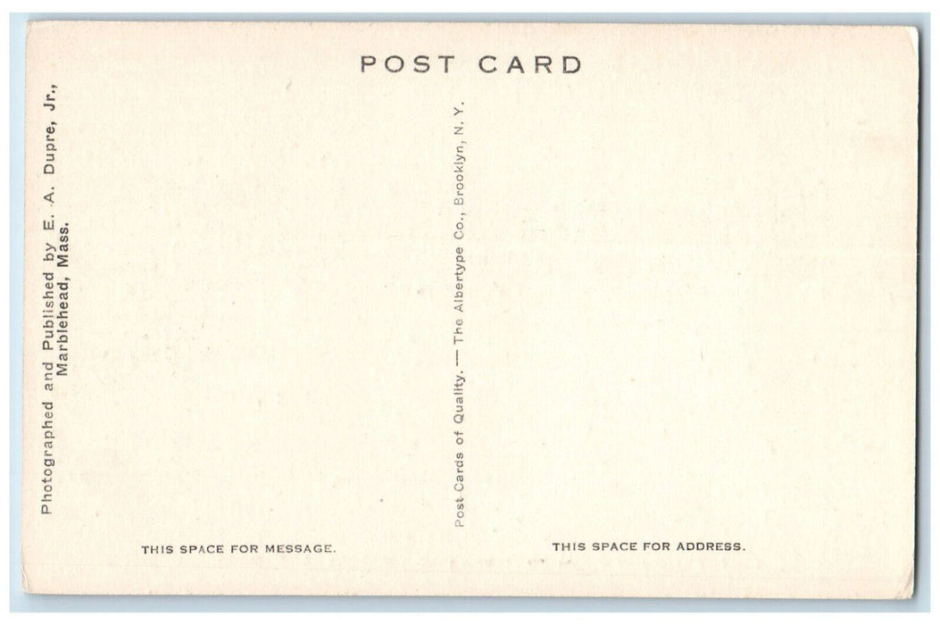 c1940's The Harbor from Fort Sewell Marblehead Massachusetts MA Postcard