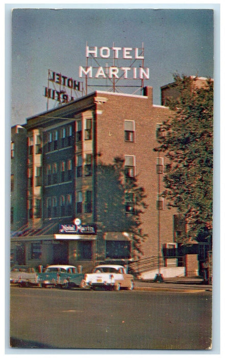 c1940's Hotel Martin Street Rochester Minnesota MN Unposted Vintage Postcard