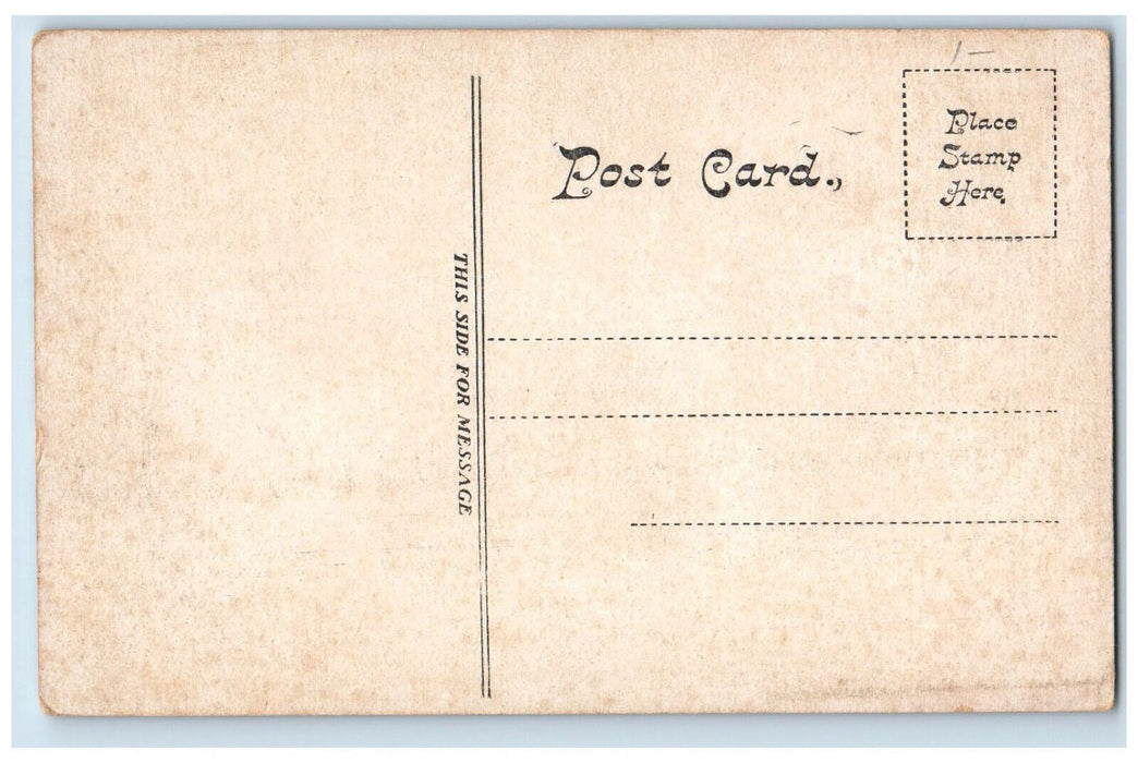 c1910 High School Marlboro Massachusetts MA Unposted Antique Postcard