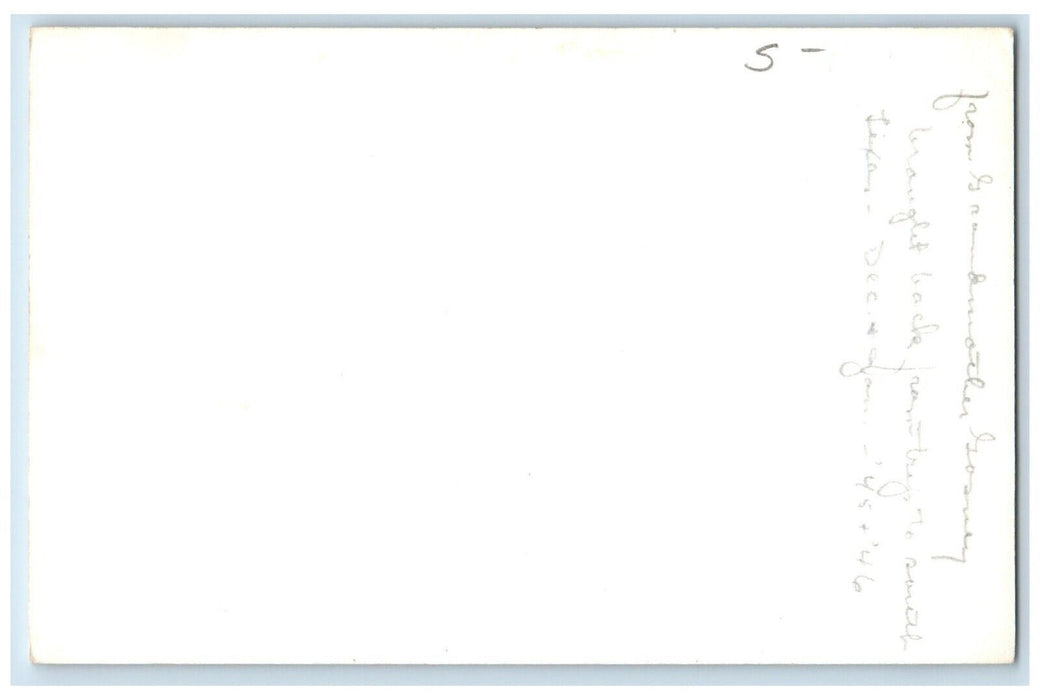 Birds Eye View Of Turney Falls Davis Oklahoma OK Vintage RPPC Photo Postcard