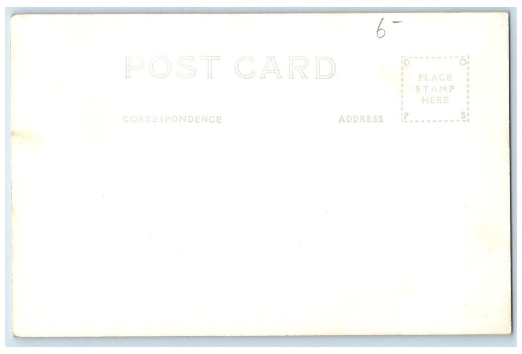 Birds Eye View Of Turner  Falls Oklahoma OK, Waterfalls RPPC Photo Postcard