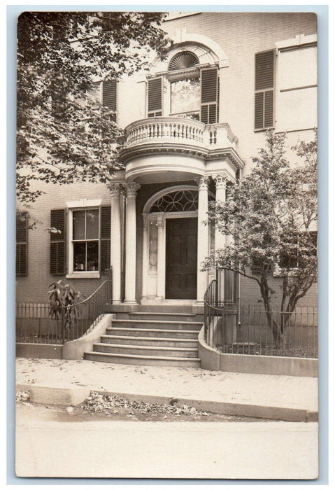 1909 Old House Street Scene At Salem Massachusetts MA Posted RPPC Photo Postcard