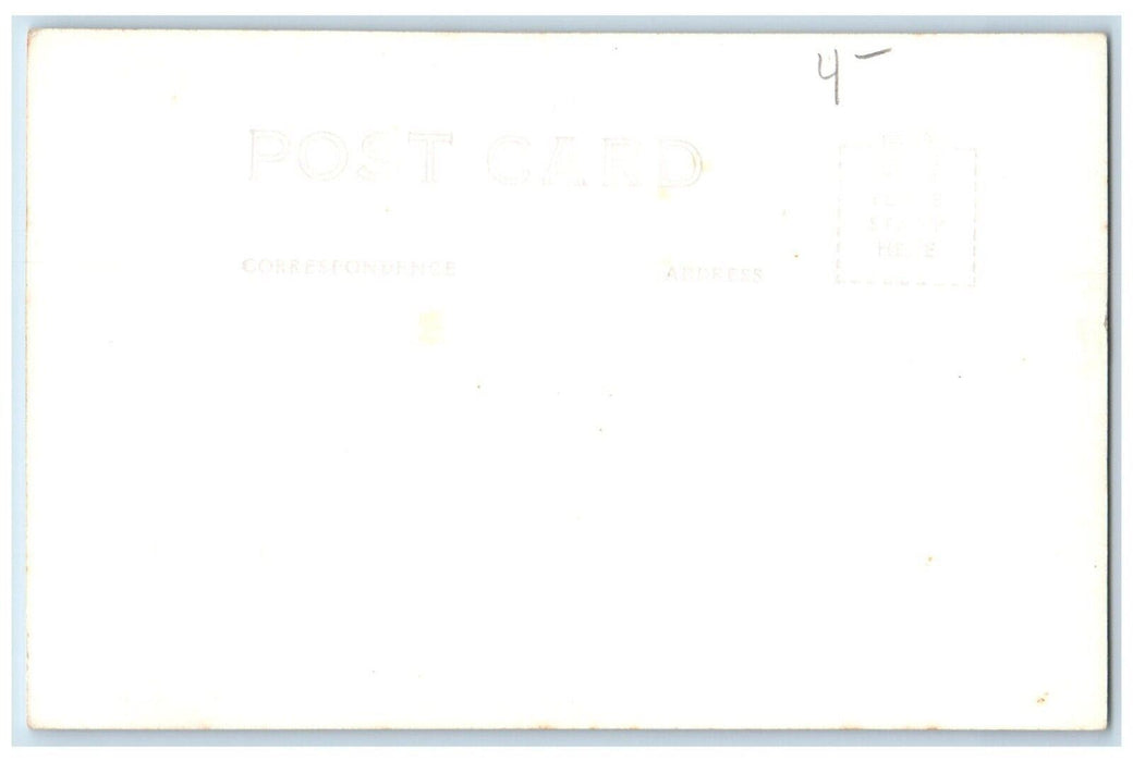 Turney Falls 12 Feet High Davis Oklahoma OK, Waterfalls RPPC Photo Postcard