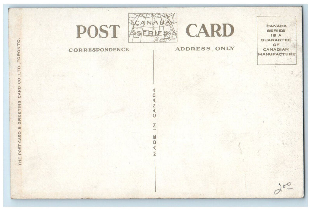 c1910 Public Library St. Catharines Ontario Canada Antique Unposted Postcard
