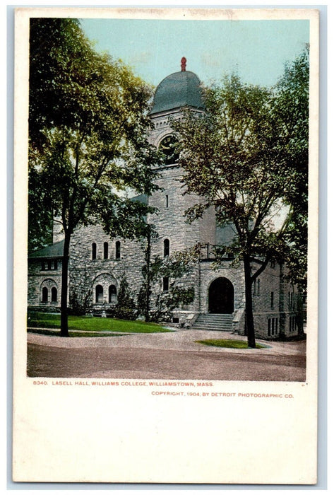 c1905's Lasell Hall William's College Williamstown Massachusetts MA Postcard