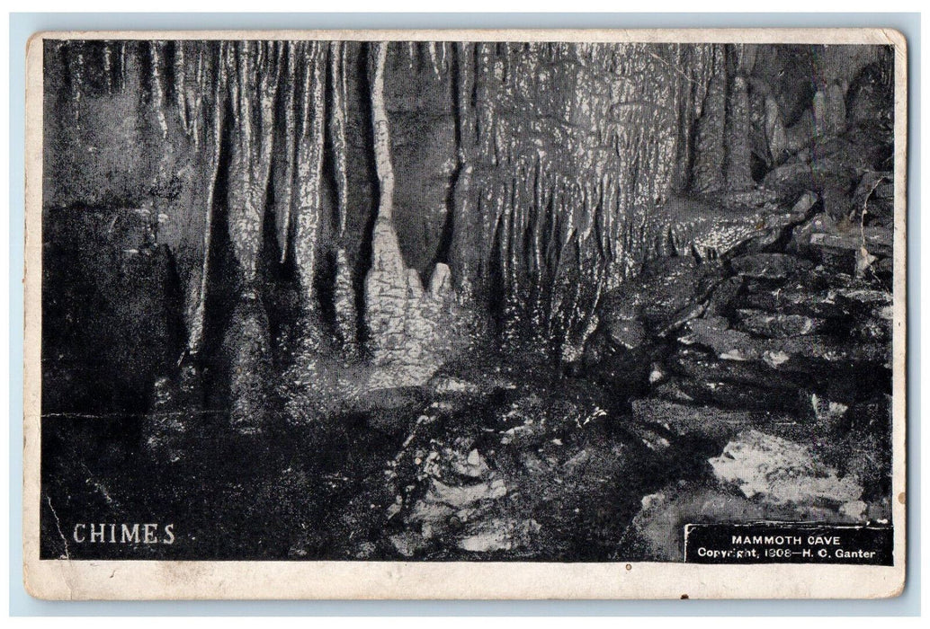 c1910's View Of Chimes Rock Formation Mammoth Cave Kentucky KY Antique Postcard