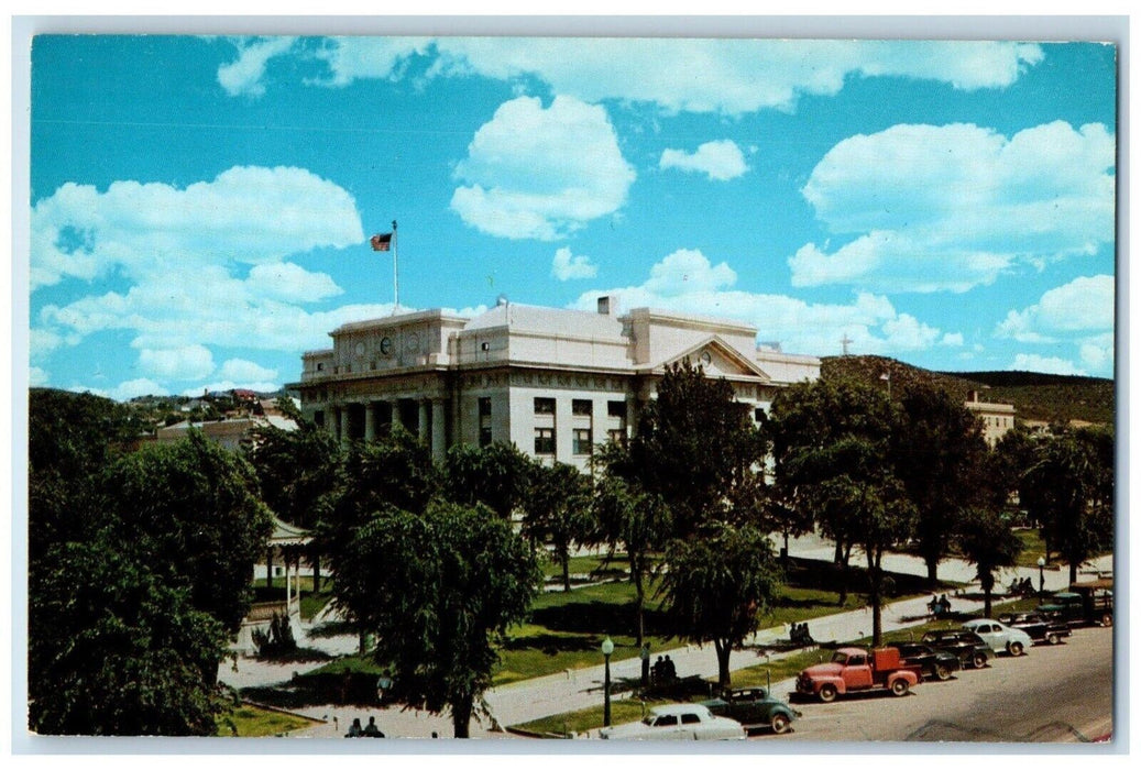 c1940 View Square County Court House Prescott Arizona Vintage Antique Postcard