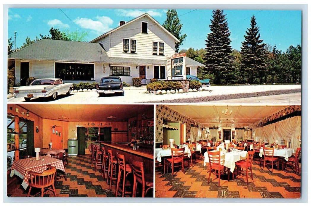 c1960 Karsten Inn Route Multiview Restaurant Hotel Port Jervis New York Postcard