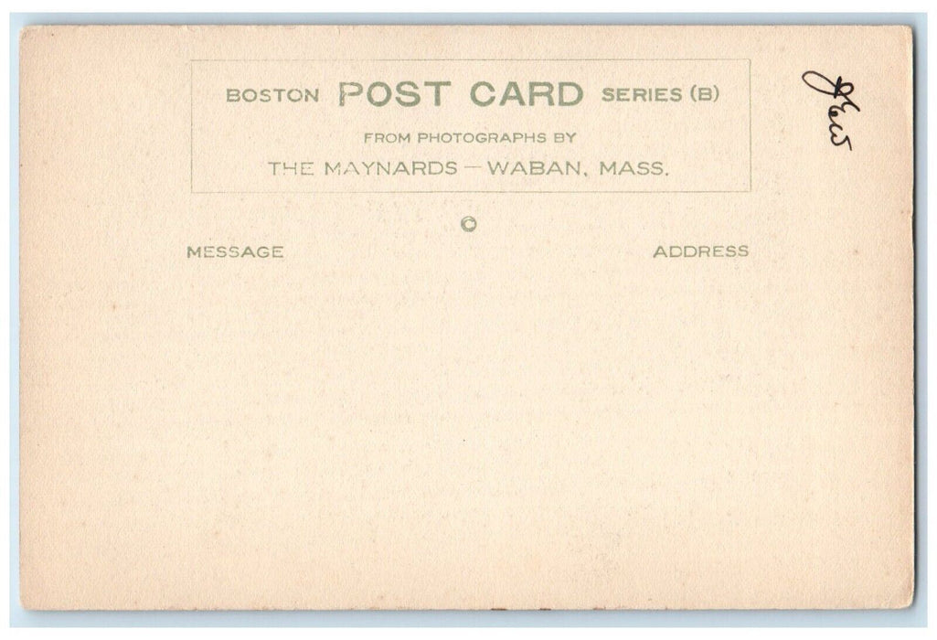 c1910's Copp's Hill Burying Ground Massachusetts MA Unposted Antique Postcard