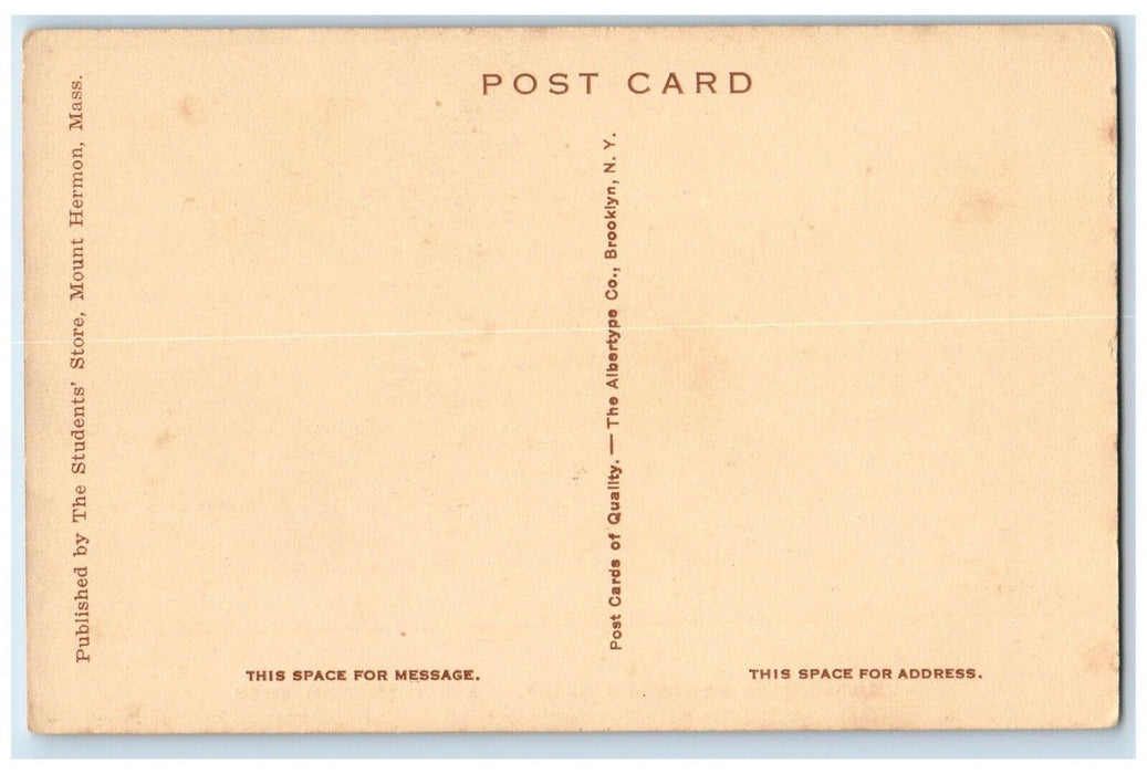 c1930's Schauffler Memorial Library Mount Hermon Massachusetts MA Postcard