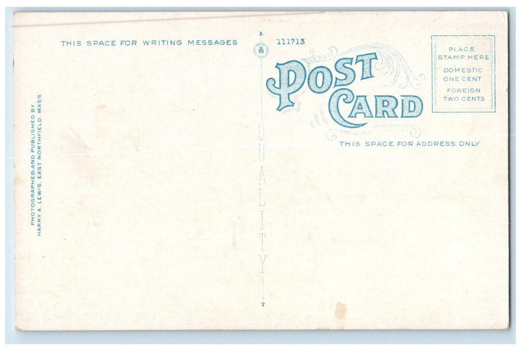 c1920's Camp Hall View Mount Hermon Massachusetts MA Antique Unposted Postcard