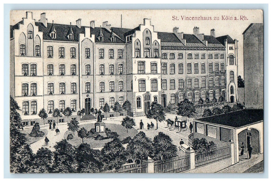 c1910's St. Vincenzhaus Zu Koin Germany Unposted Antique Postcard