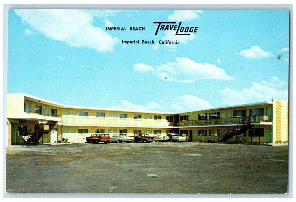 c1960 Exterior View Imperial Beach Travelodge Imperial Beach California Postcard