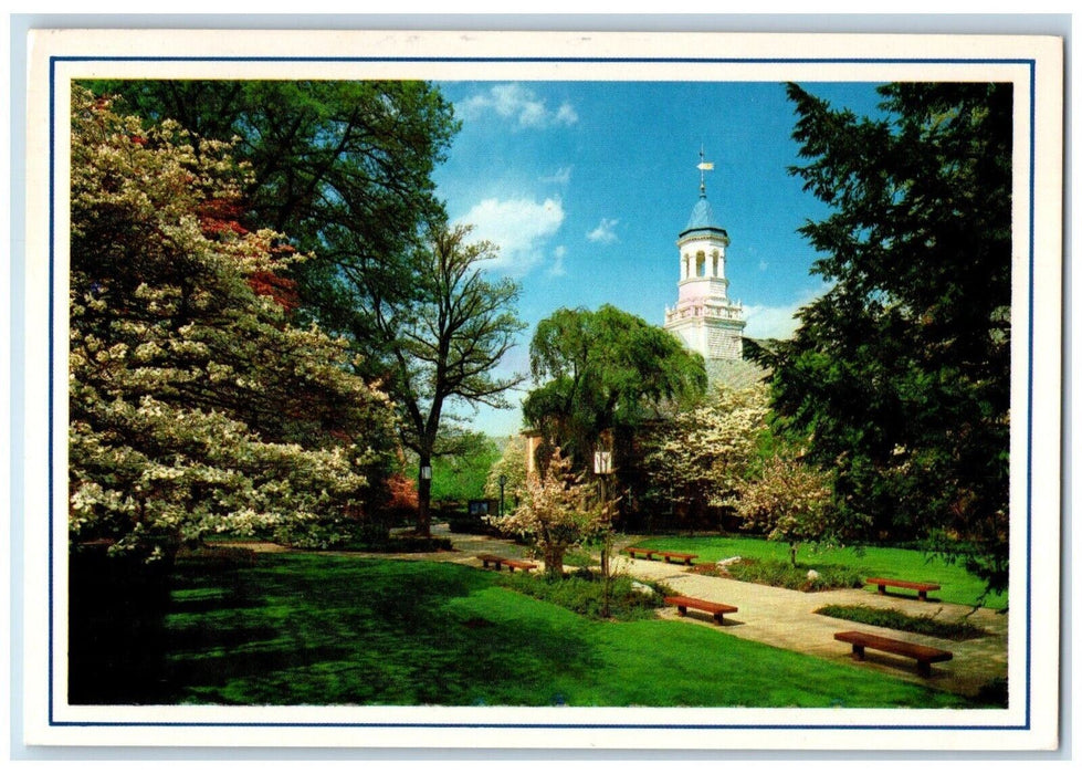 1984 View Quadrangle Franklin Marshall College Lancaster Pennsylvania Postcard