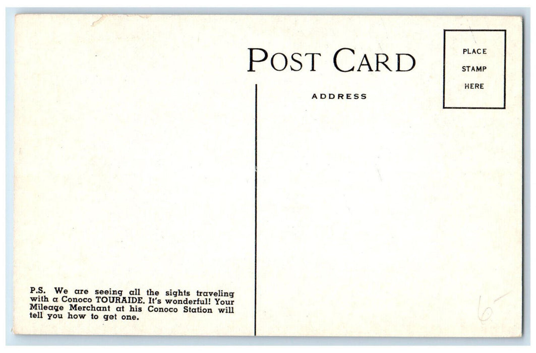 El Captain Highest Peak In Texas TX, Mountain Scene Antique Unposted Postcard