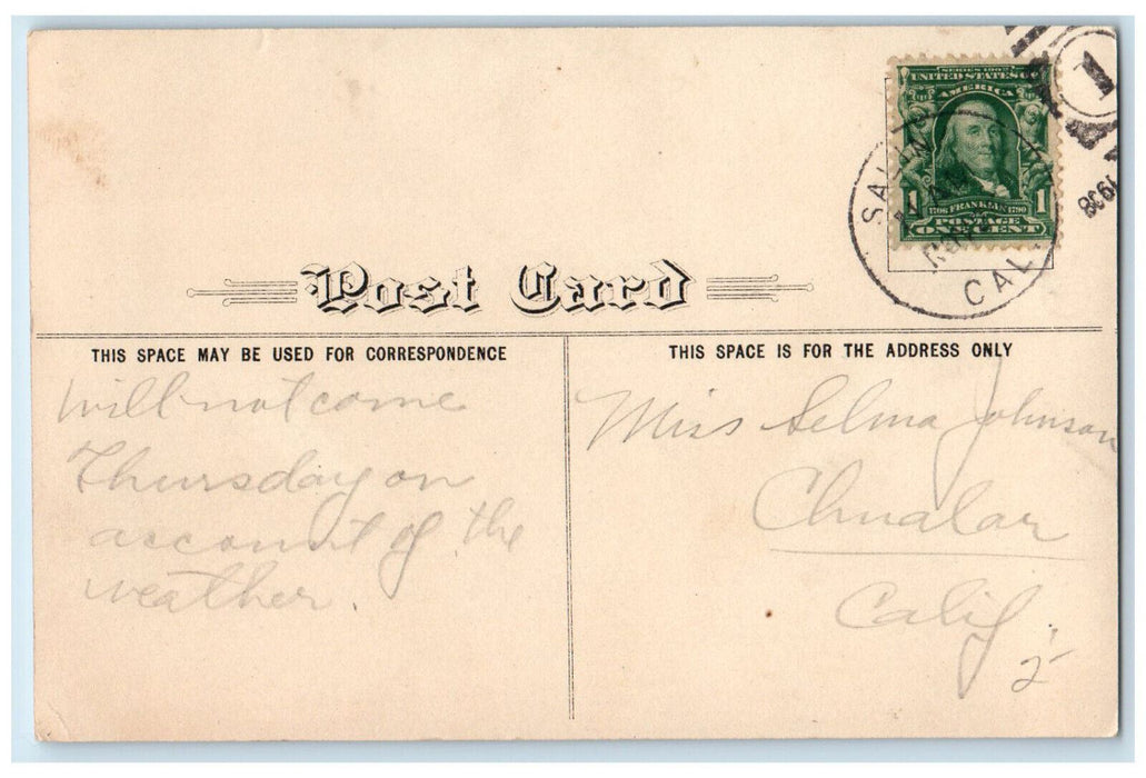 1908 Scenic View Of Willamette Falls View From Oregon City Oregon OR Postcard