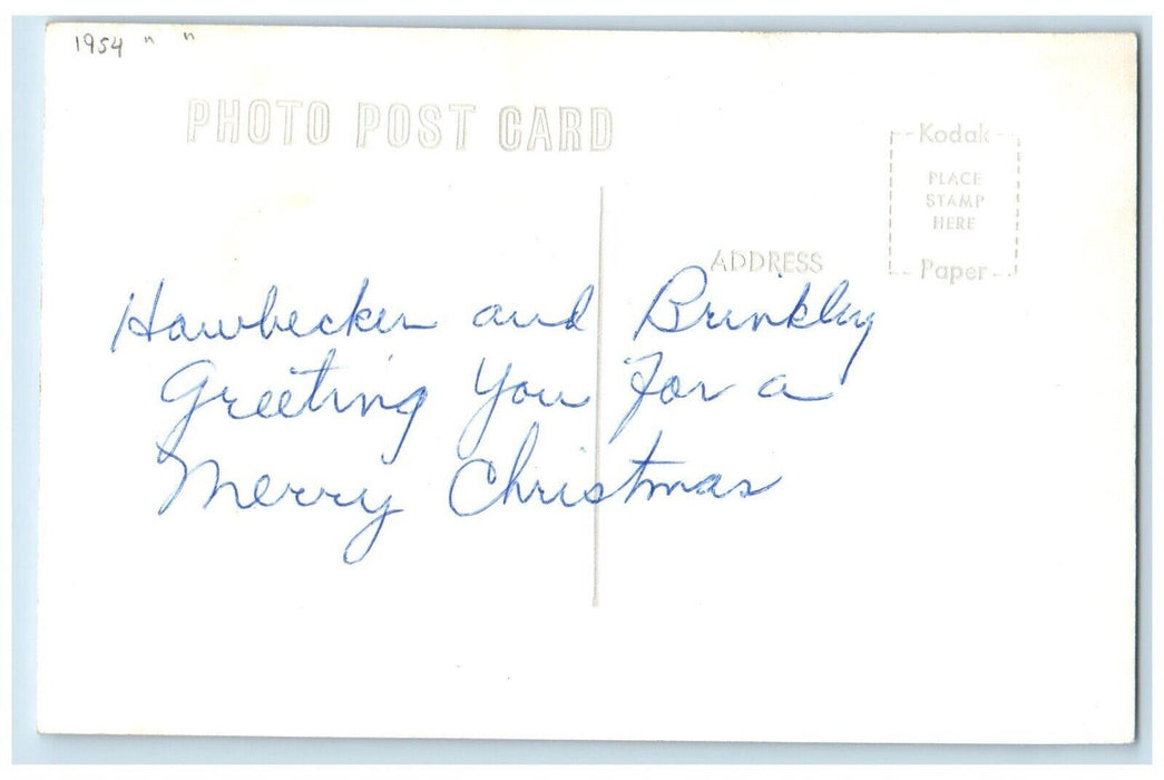Christmas Berries Elsie And Audrey Homemade Christian Card RPPC Photo Postcard