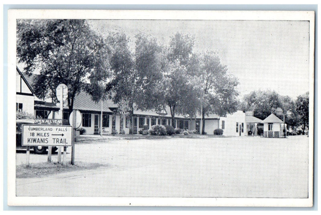 Entrance To Yeary's Tourist Court Service Station & Cafe Kentucky KY Postcard