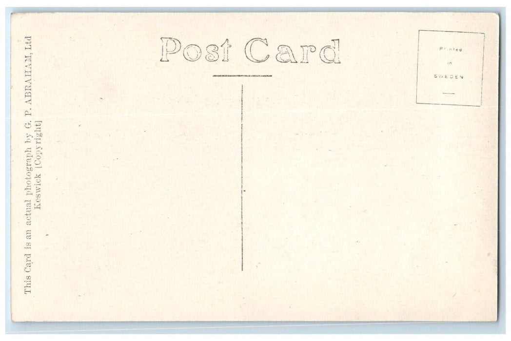 c1910's Station Road Latrigg Keswick Monument England RPPC Photo Postcard
